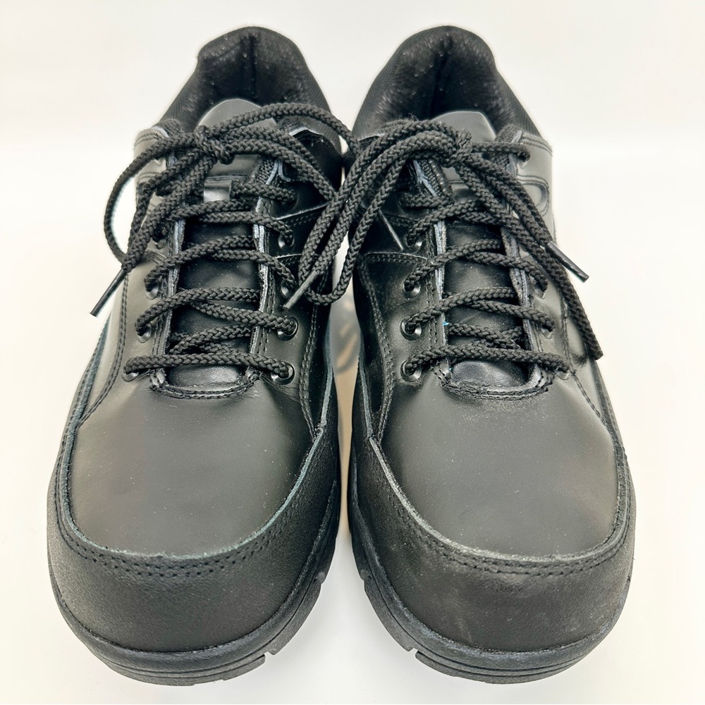 Leather Oxford Composite Toe Men's Work Shoes Black Size 10 Drake by Roebucks